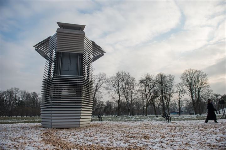 Krakow'da ilk kez kurulan Kirli Hava Temizleyici Kule - 4