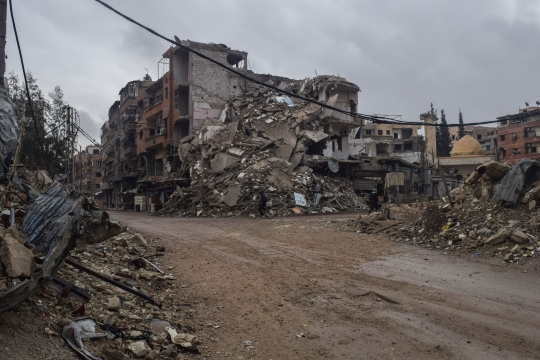 Esed rejiminin harabeye çevirdiği şehir: Doğu Guta - 0