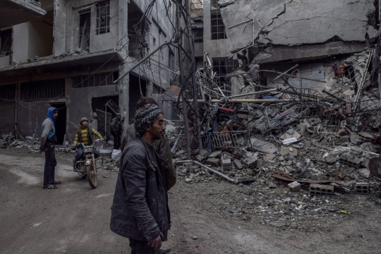Esed rejiminin harabeye çevirdiği şehir: Doğu Guta - 0