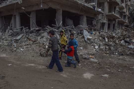 Esed rejiminin harabeye çevirdiği şehir: Doğu Guta - 0