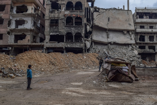 Esed rejiminin harabeye çevirdiği şehir: Doğu Guta - 0