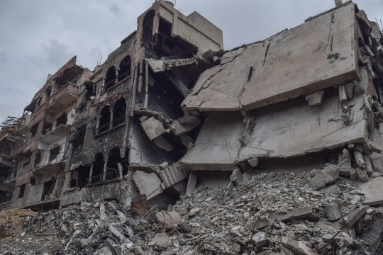 Esed rejiminin harabeye çevirdiği şehir: Doğu Guta - 0