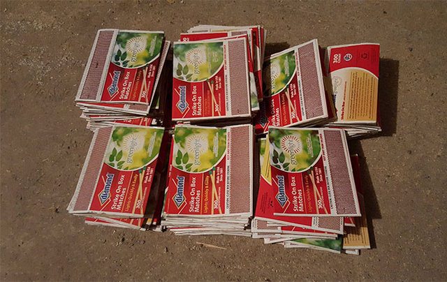 42 bin kibritten küre yapıp ateşe verdi - 3