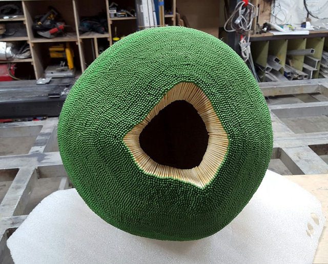 42 bin kibritten küre yapıp ateşe verdi - 10