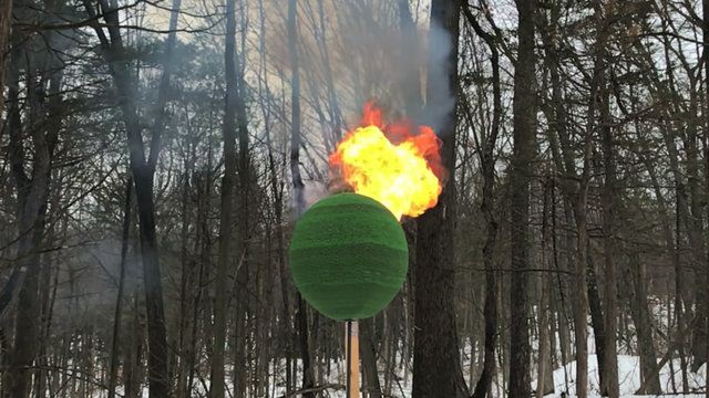 42 bin kibritten küre yapıp ateşe verdi - 13