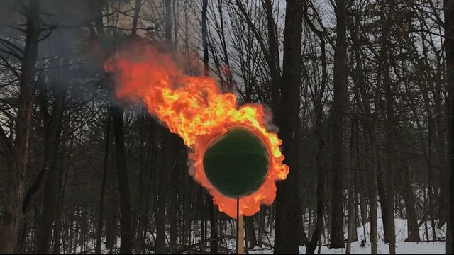 42 bin kibritten küre yapıp ateşe verdi - 14