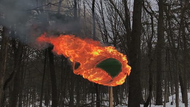 42 bin kibritten küre yapıp ateşe verdi - 16