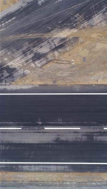 Üçüncü Havalimanının biten pisti havadan görüntülendi - 1