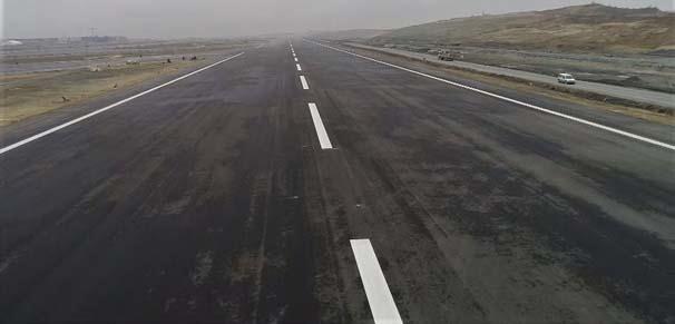 Üçüncü Havalimanının biten pisti havadan görüntülendi - 3