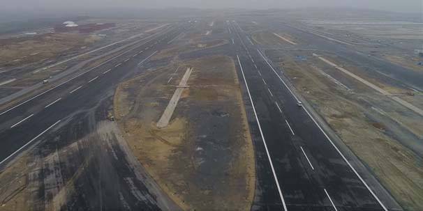 Üçüncü Havalimanının biten pisti havadan görüntülendi - 9