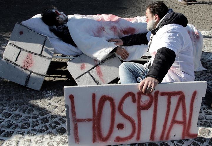 Amsterdam'da 'Doğu Guta'da bombaları durdur' gösterisi - 9