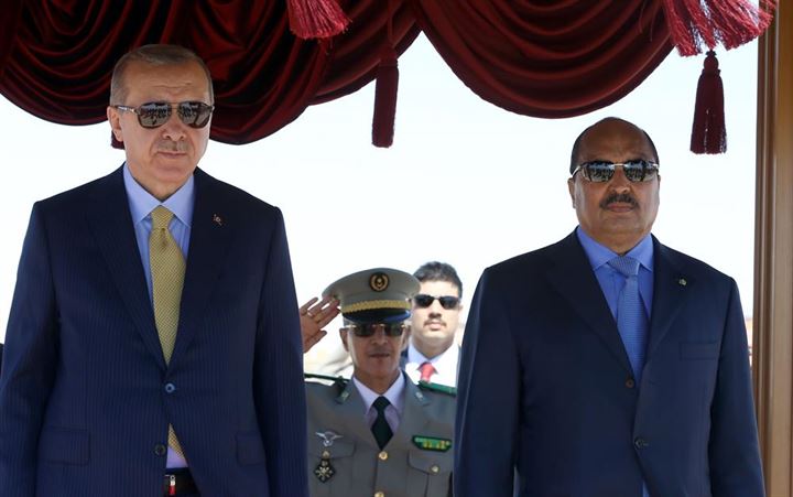 Cumhurbaşkanı Erdoğan'a Novakşot'ta coşkulu karşılama - 8