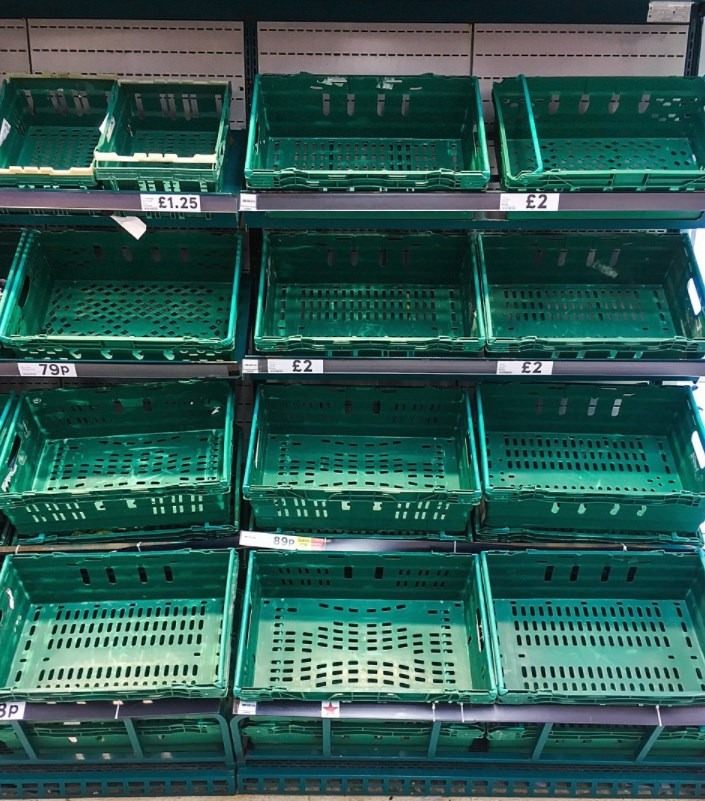 İngiltere'de raflar boş kaldı - 18