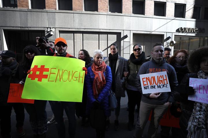 ABD'de binlerce öğrenciden Trump'a silah protestosu - 3