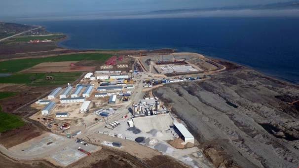 Çanakkale Köprüsü'nün çalışmaları havadan görüntülendi - 1