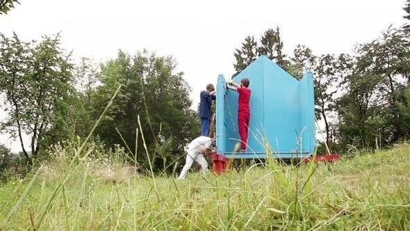 Sadece 3 saatte ev inşa ediyor! - 8