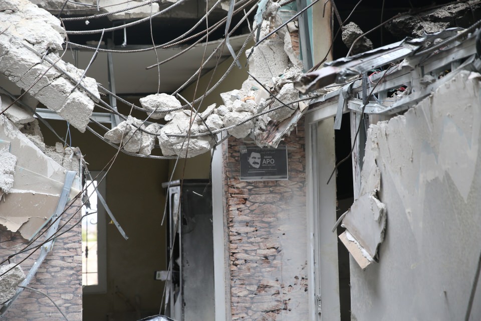 Afrin'de PKK'nın sözde özel kuvvetler binası görüntülendi - 1