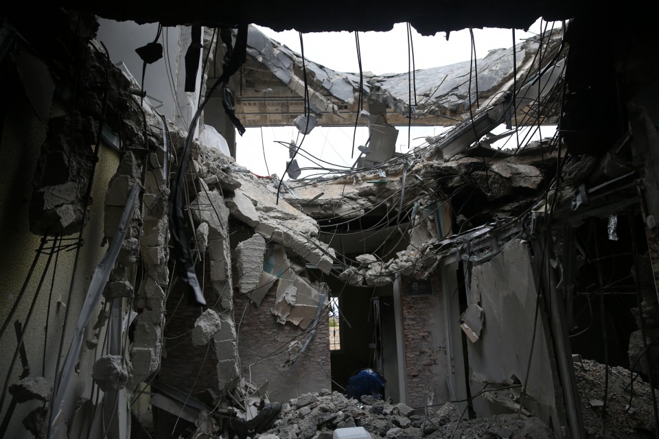 Afrin'de PKK'nın sözde özel kuvvetler binası görüntülendi - 2