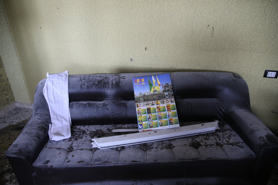 Afrin'de PKK'nın sözde özel kuvvetler binası görüntülendi - 3