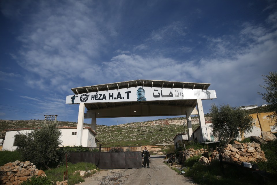 Afrin'de PKK'nın sözde özel kuvvetler binası görüntülendi - 9