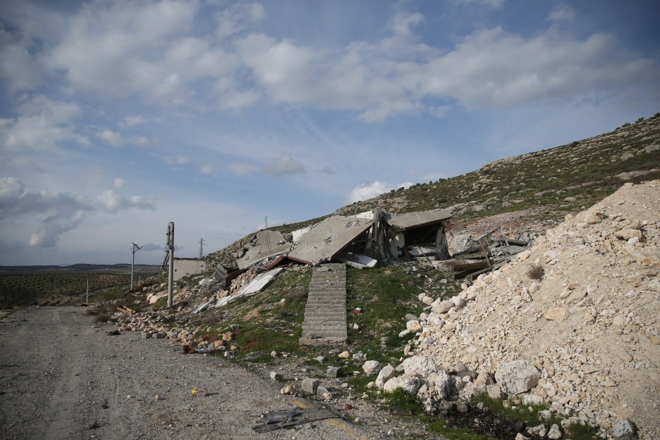 Afrin'de PKK'nın sözde özel kuvvetler binası görüntülendi - 11