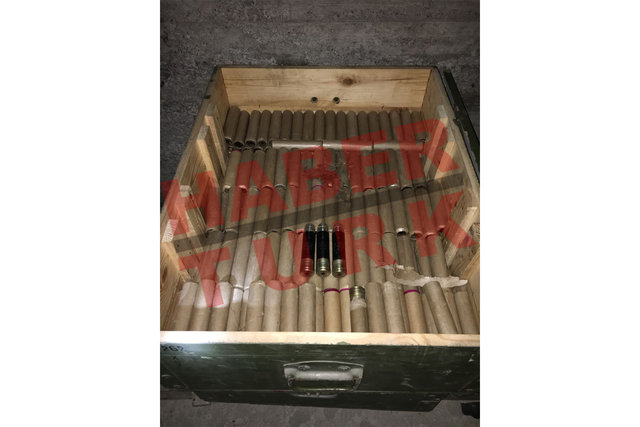 Afrin'de PKK cephaneliği ele geçirildi! - 0