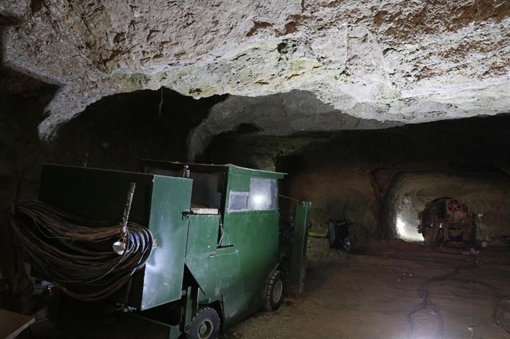 Afrin merkezindeki tüneller görüntülendi - 6