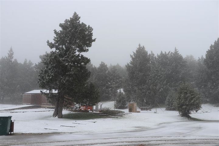 Bahar öncesi yaşanan kar yağışı şehri beyaza bürüdü - 6
