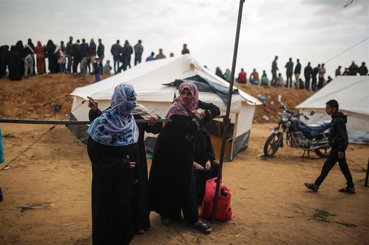 Filistinlilerin 'Büyük Dönüş Yürüyüşü' başladı - 2