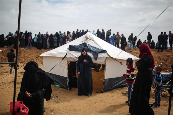 Filistinlilerin 'Büyük Dönüş Yürüyüşü' başladı - 3