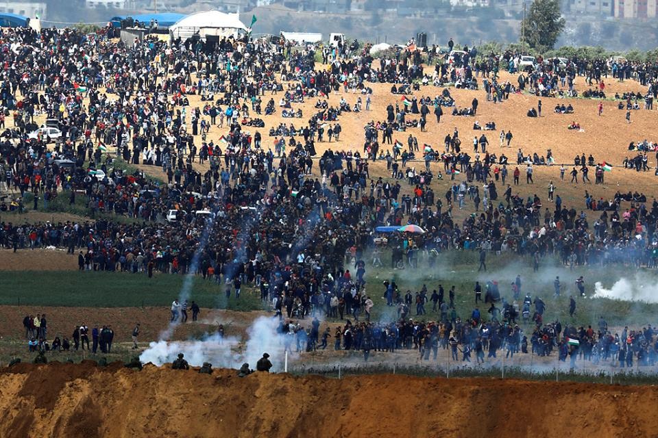 İsrail'den Filistinlilerin 'Büyük Dönüş Yürüyüşü'ne müdahale! - 18