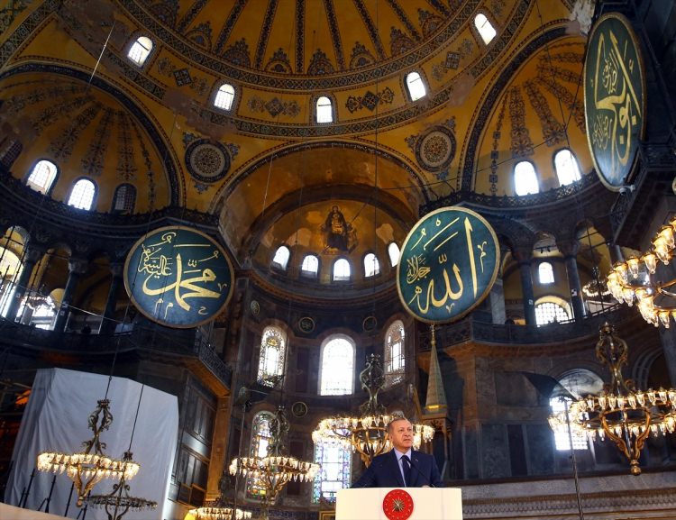 Cumhurbaşkanı Erdoğan, Ayasofya'da konuştu - 10