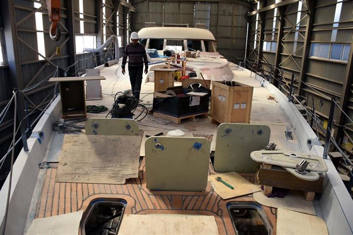 40 milyon dolarlık yatlarının yapımını canlı izliyor - 3