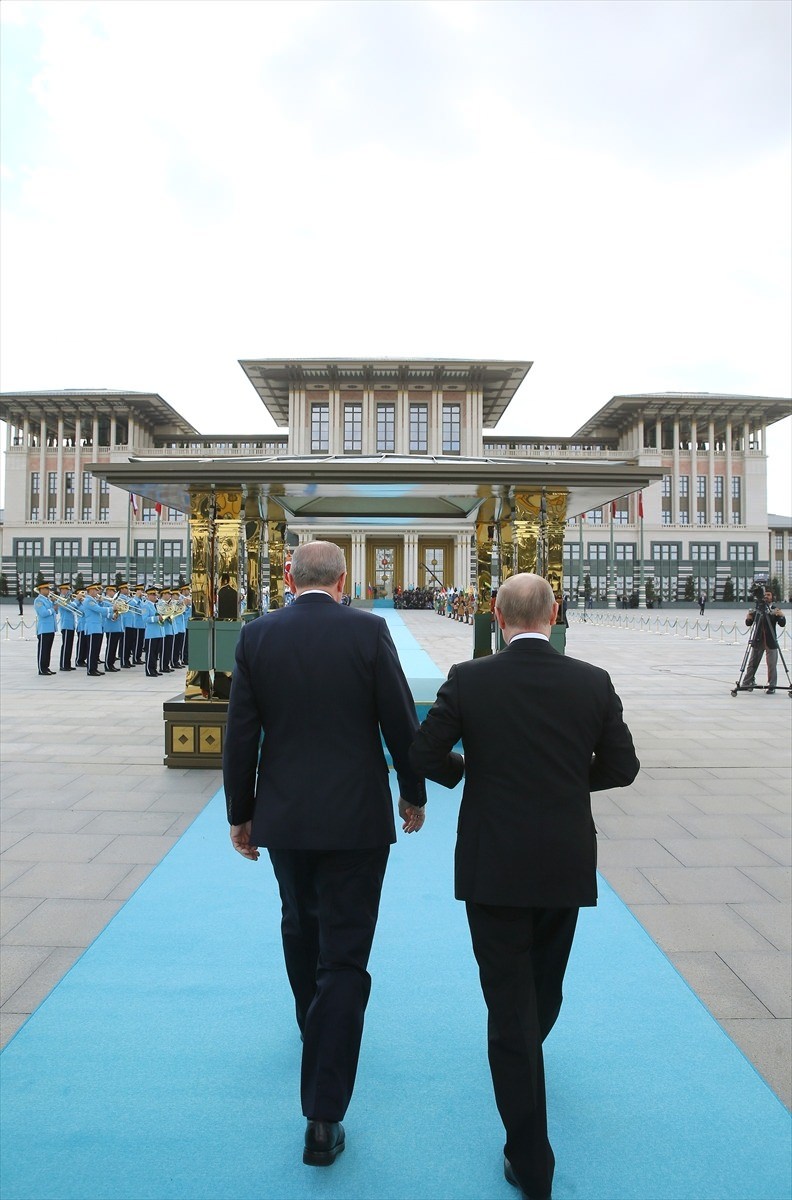 Cumhurbaşkanı Erdoğan ve Putin bir araya geldi - 21