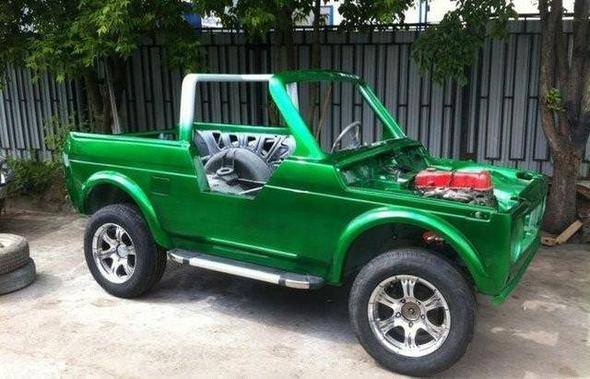 1.000 TL'ye aldı! Bambaşka bir otomobil yaptı - 21