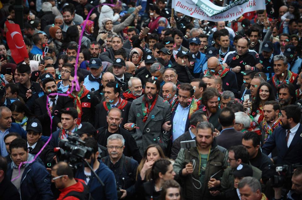 Bursa'da Diriliş Ertuğrul izdihamı - 1