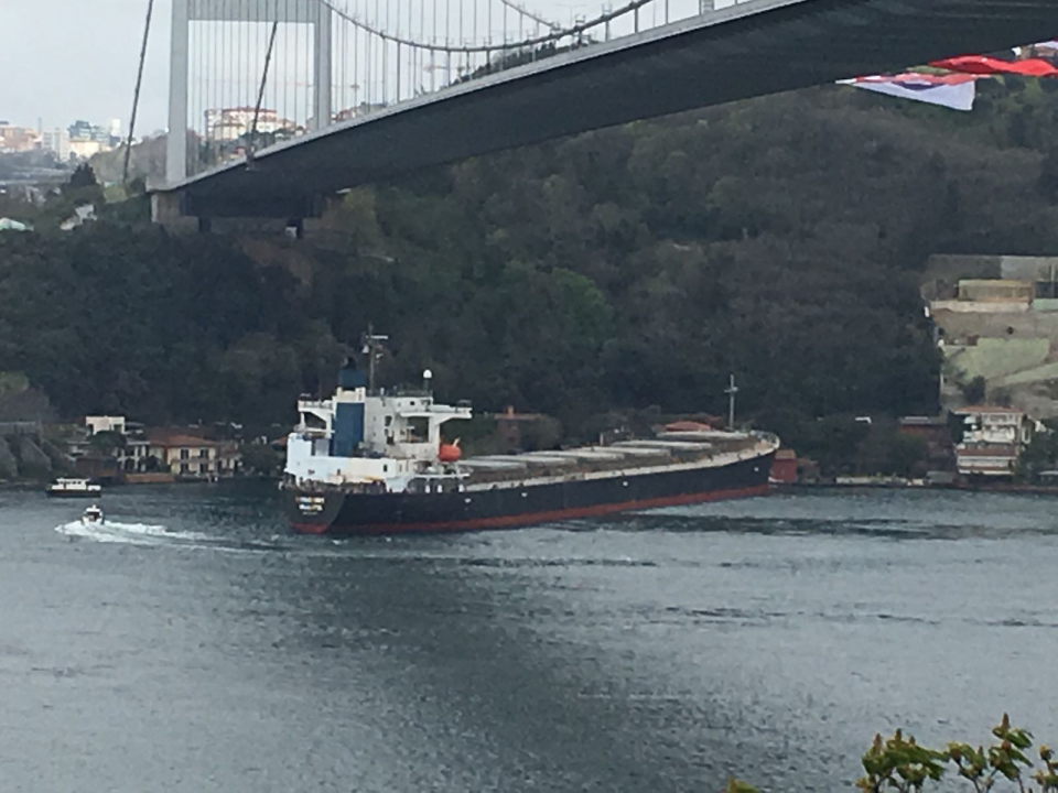 İstanbul Boğazı'nda gemi yalıya çarptı - 11