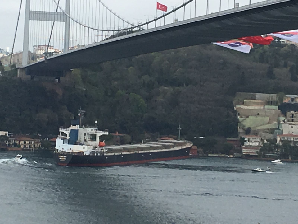 İstanbul Boğazı'nda gemi yalıya çarptı - 12