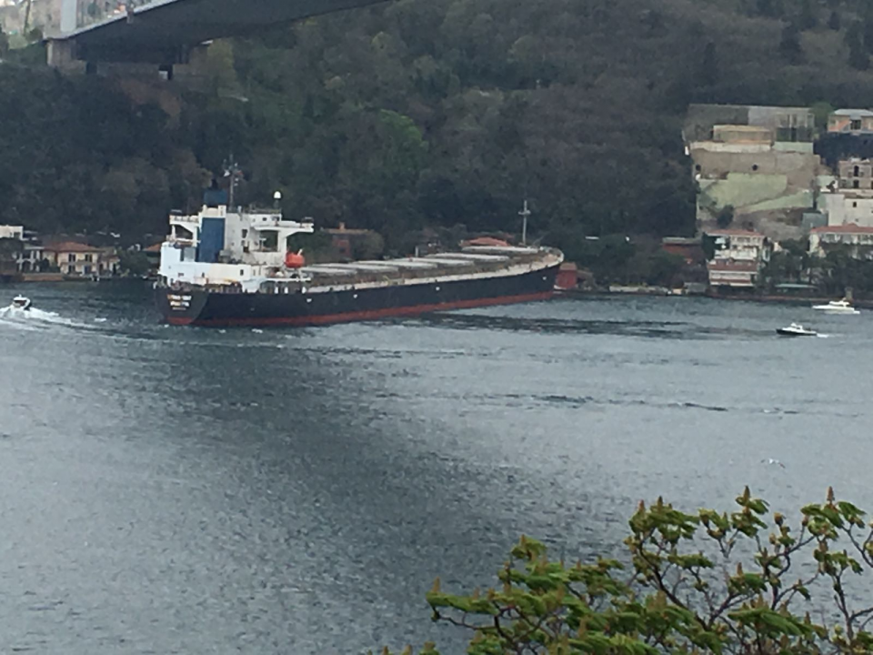İstanbul Boğazı'nda gemi yalıya çarptı - 13