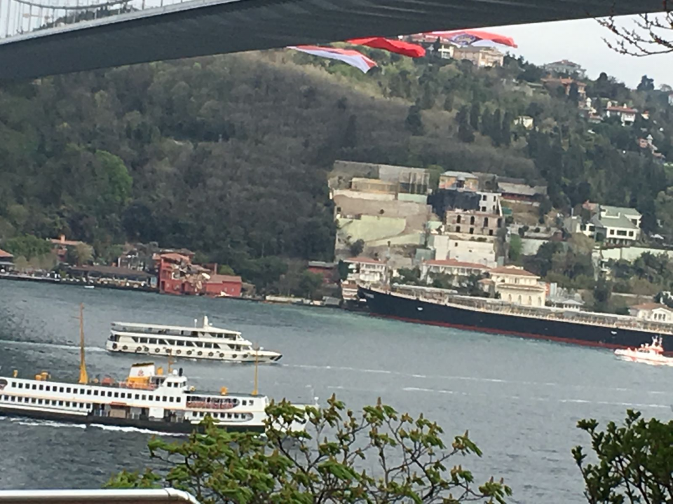 İstanbul Boğazı'nda gemi yalıya çarptı - 19