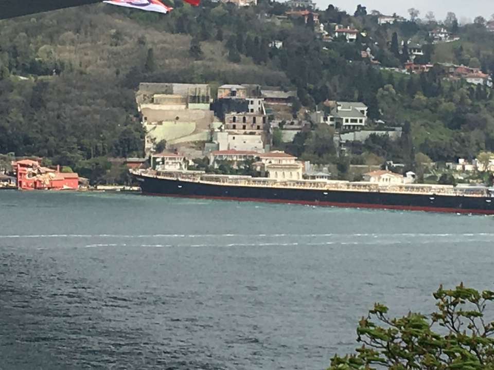 İstanbul Boğazı'nda gemi yalıya çarptı - 21