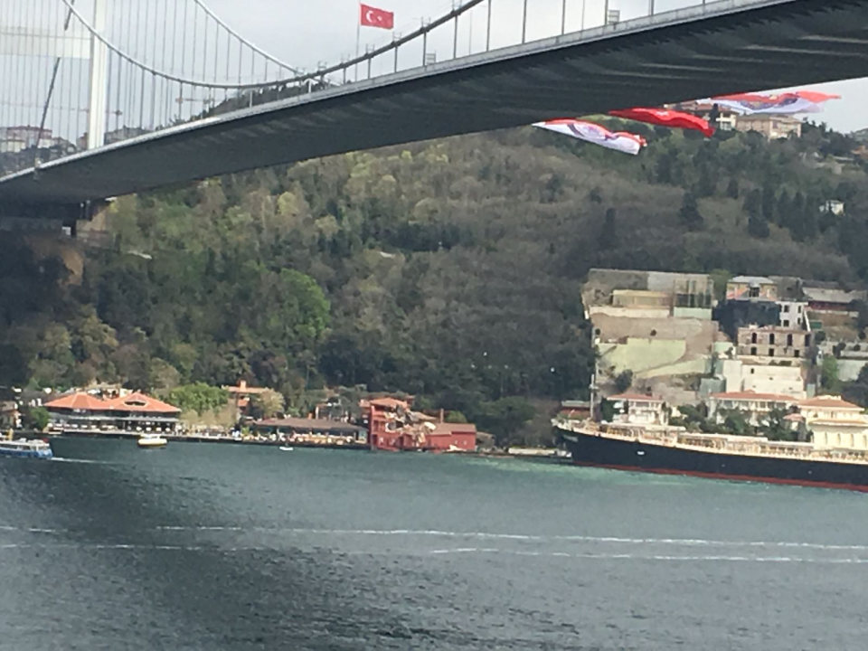 İstanbul Boğazı'nda gemi yalıya çarptı - 24