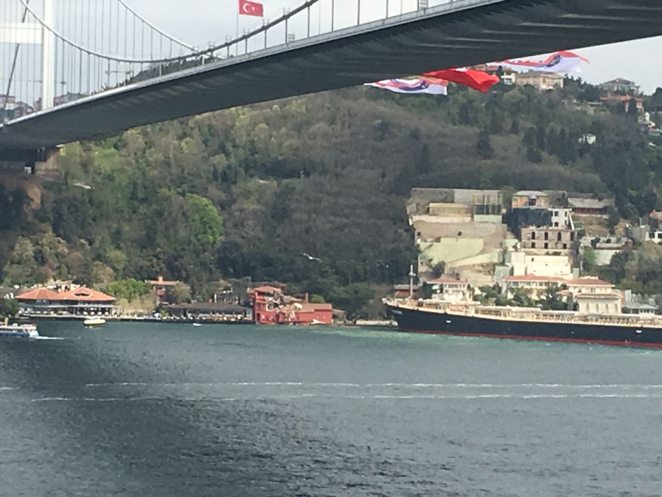 İstanbul Boğazı'nda gemi yalıya çarptı - 25