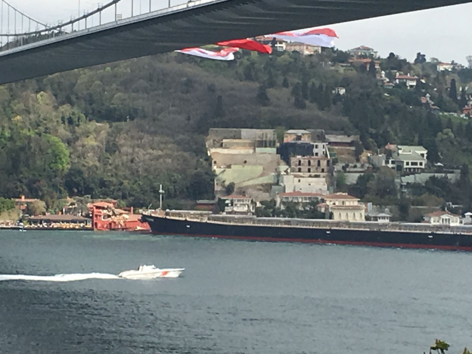 İstanbul Boğazı'nda gemi yalıya çarptı - 26