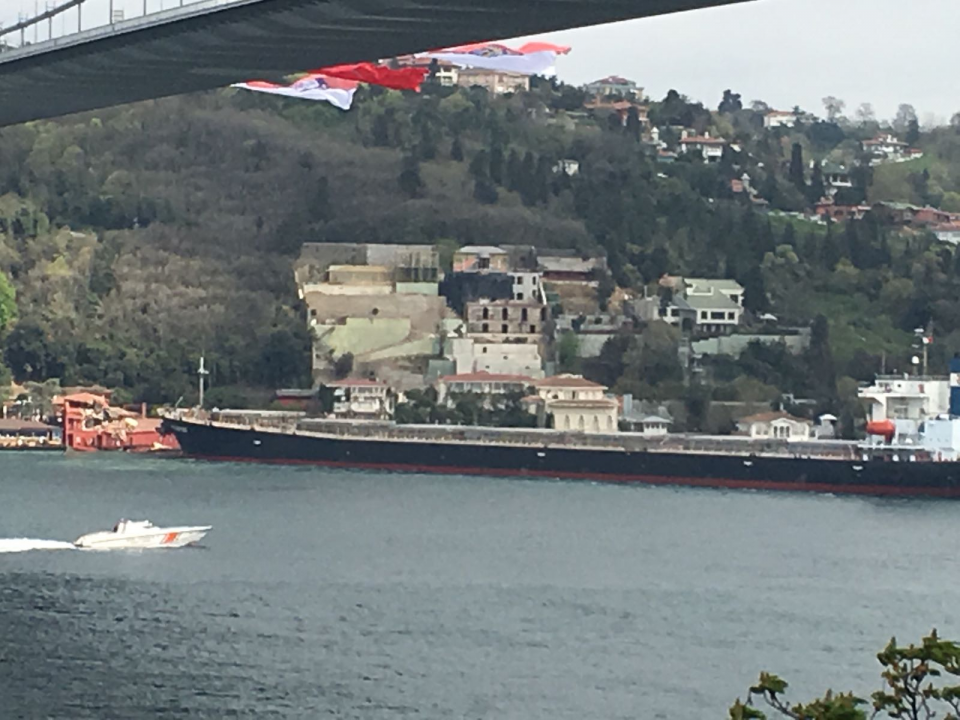 İstanbul Boğazı'nda gemi yalıya çarptı - 28