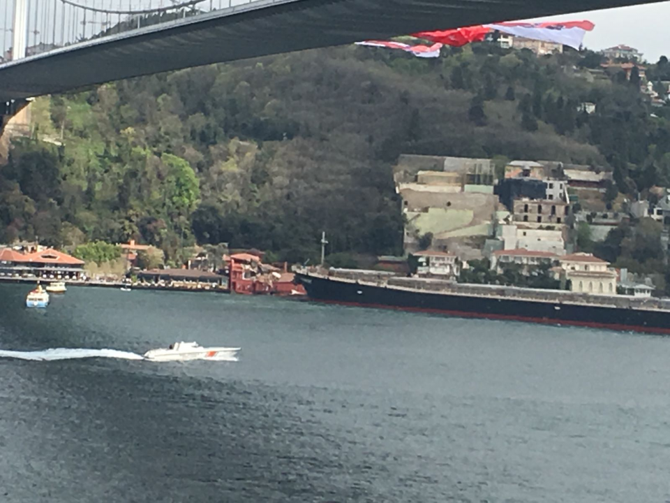 İstanbul Boğazı'nda gemi yalıya çarptı - 29