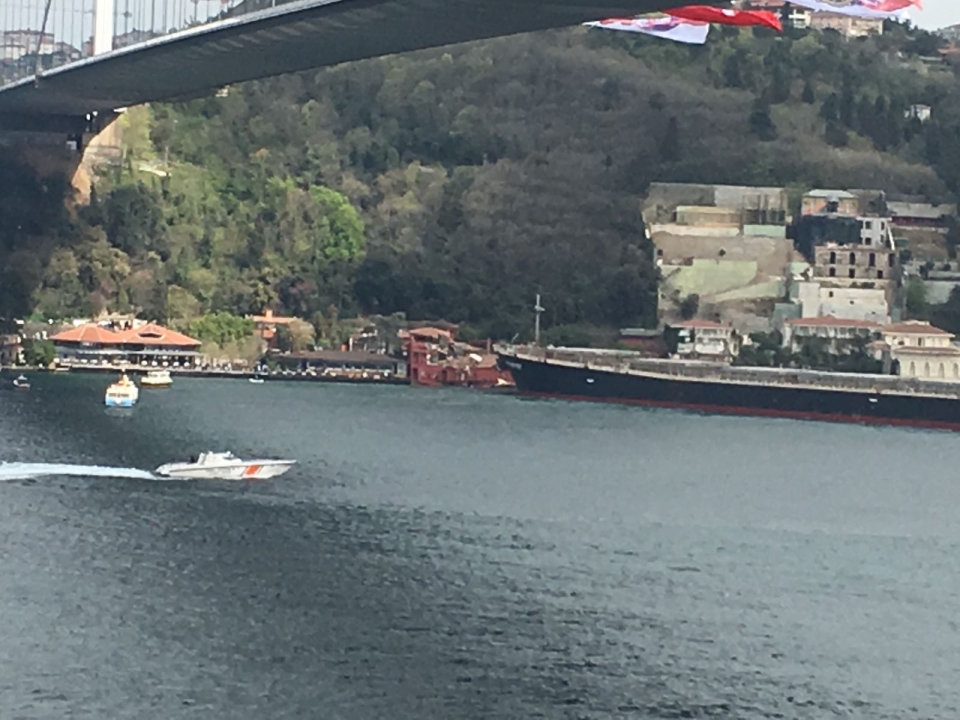 İstanbul Boğazı'nda gemi yalıya çarptı - 32