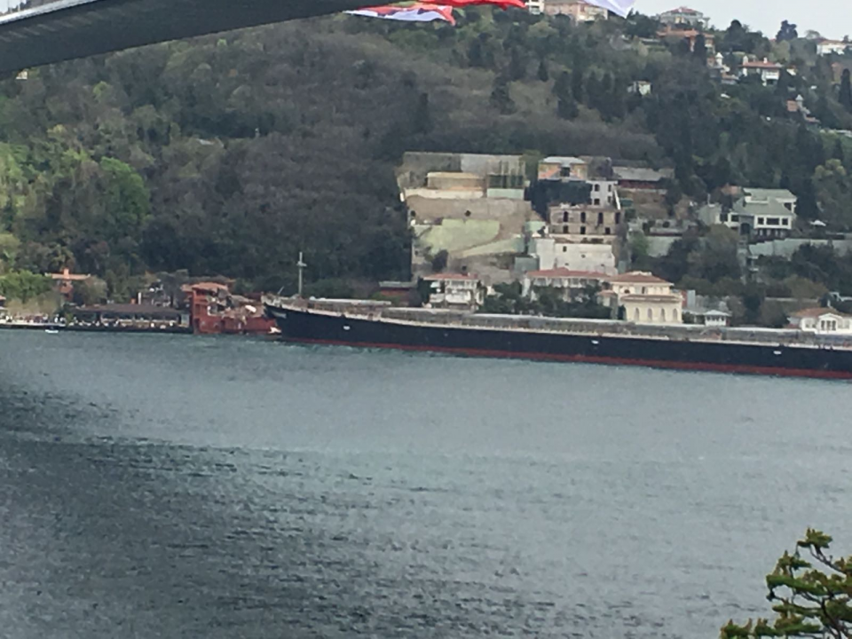 İstanbul Boğazı'nda gemi yalıya çarptı - 33