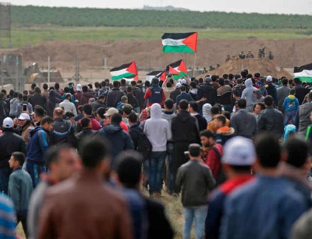 Büyük Dönüş Yürüyüşü'nden kareler - 0