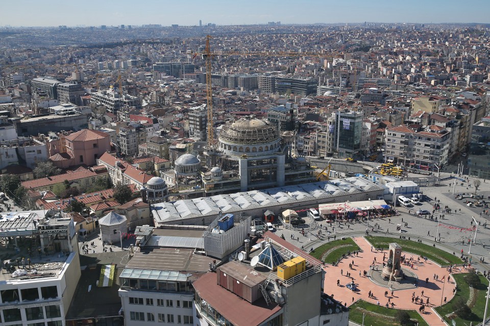Taksim'e yapılan caminin yüzde 90'ı tamamlandı - 13
